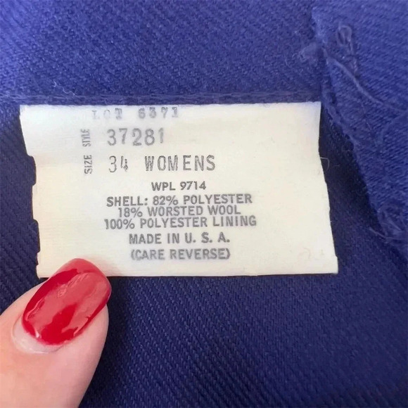 Natural Dimensions Women's Vintage Blue Midi Skirt Size 34 Casual - Picture 10 of 11